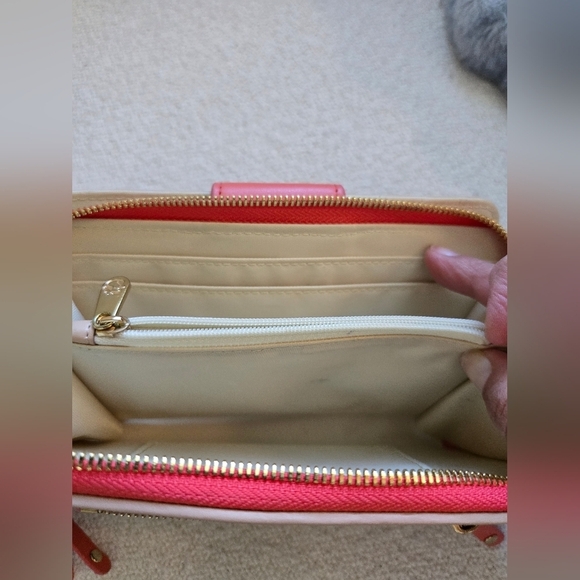 Spartina 449, Hilton Head Yacht Club Wallet, Navy/Cream/Coral - Picture 3 of 9